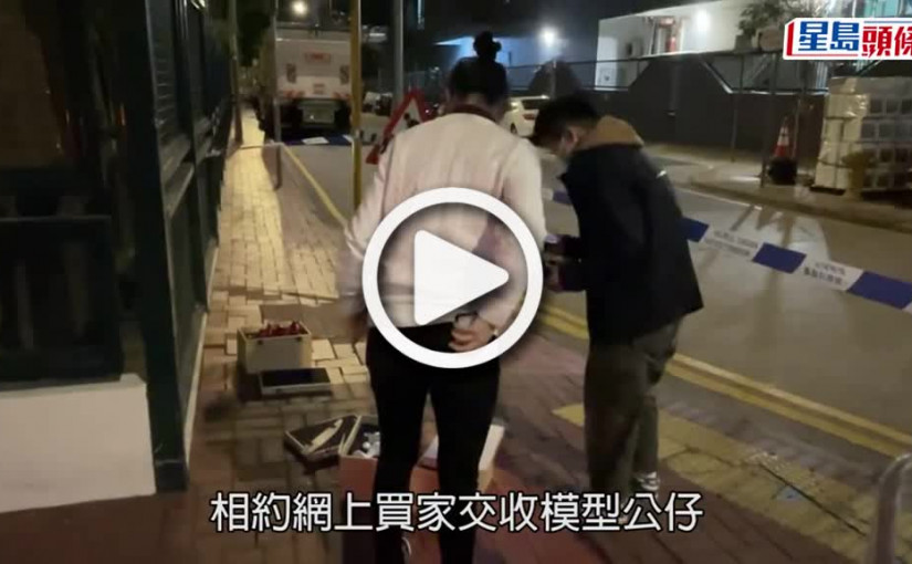 (視頻)搶劫模型｜荃灣男子約交收遇4賊持錘搶劫 失值5萬元米奇老鼠公仔