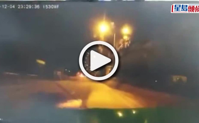 (視頻)沙頭角公路的士撞死牛不顧而去 警拘59歲司機涉四宗罪