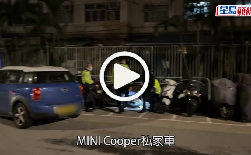 (視頻)鰂魚涌女司機揸MINI Cooper 稱「扭軚大咗」失控掃低8部電單車