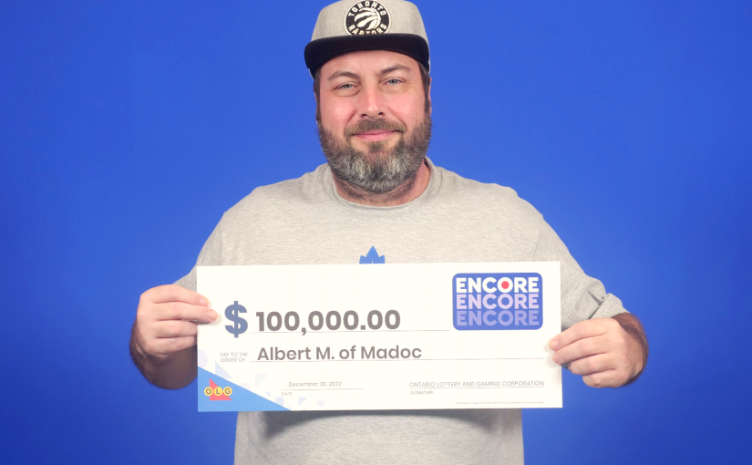 喝著思樂冰刷彩票  然後就中獎了