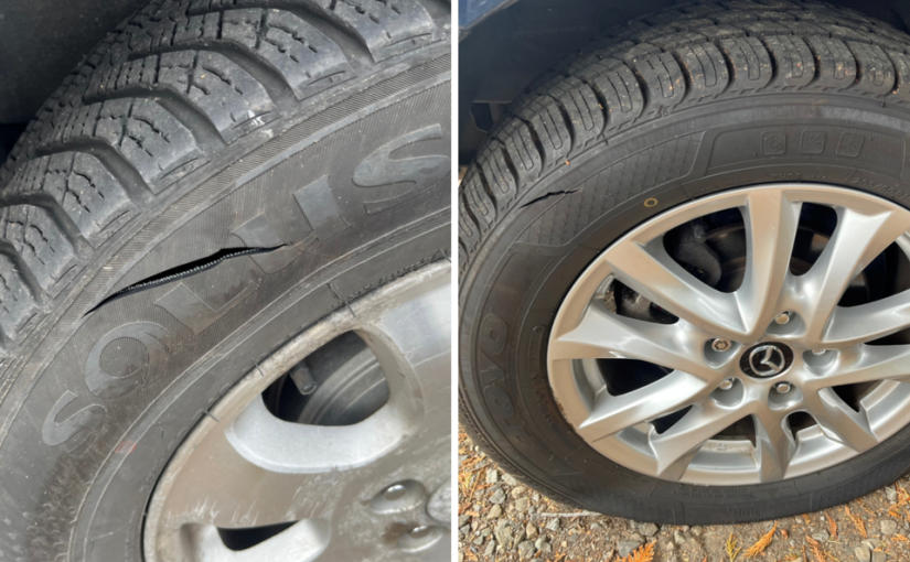 溫東一家人3個月內車胎被割破11次  社區反應亮了