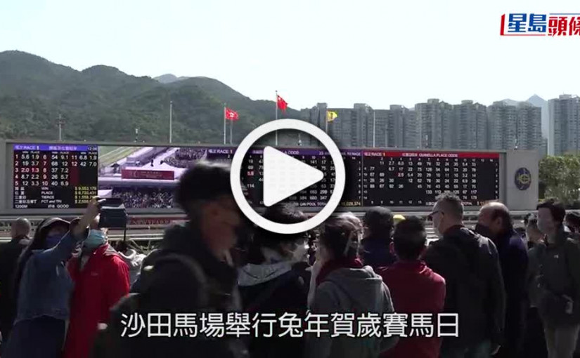 (視頻)兔年賀歲賽馬日投注額錄20.6億元創回歸後新高 逾8.4萬馬迷入場