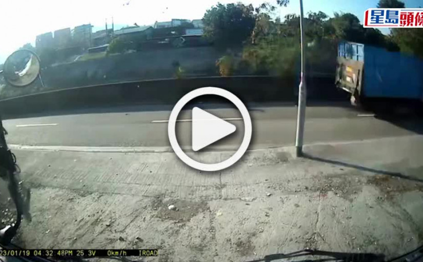 (視頻)天水圍單車女過馬路遭私家車高速撞飛 司機涉危駕被捕｜天眼直擊