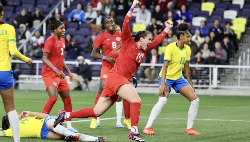 加國女足次仗反彈  四國賽2:0勝巴西