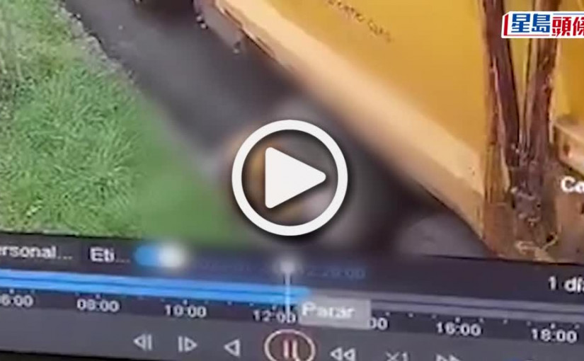 (視頻)垃圾車撞同事捲車底 司機後退變前進「來回碾壓」 傷者哀嚎慘死