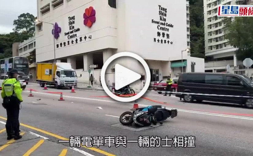 (視頻)梨木樹foodpanda外賣員遭撞斃片段曝光 的士疑無預警無打燈轉彎｜車Cam直擊