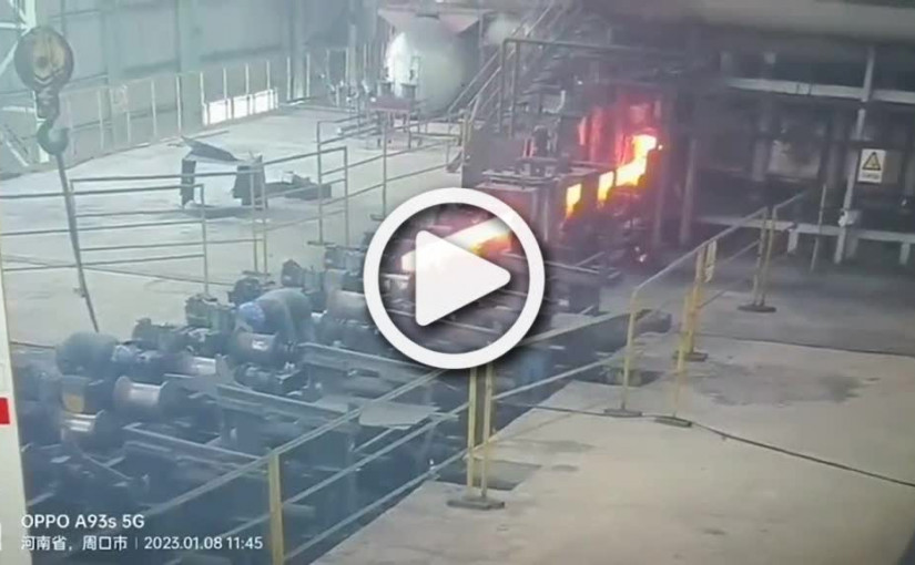 (視頻)河南驚悚工業意外 新出爐鋼條直插彎腰工人後背「當場爆菊」