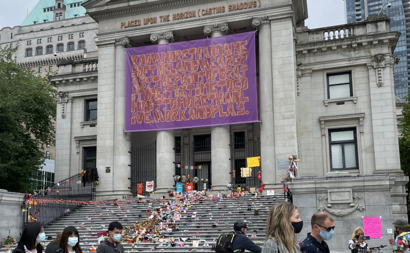 溫哥華美術館寄宿學校兒童臨時紀念場地將移除