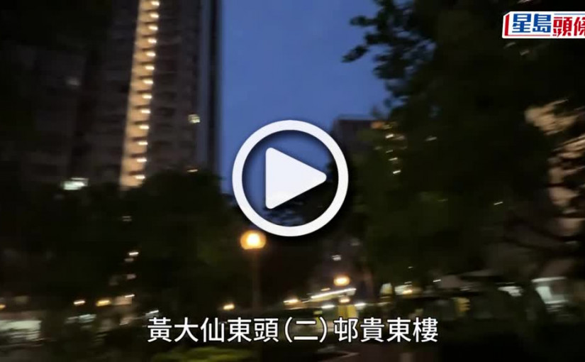 (視頻)無證男東頭邨圖爆竊事敗 平台跳下就擒 男警調查跌倒扭傷腳