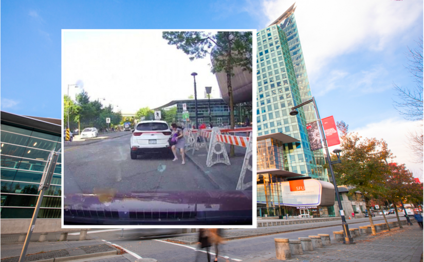 【有片/驚魂】素里市中心商場外玻璃掉落砸到女子及兩車