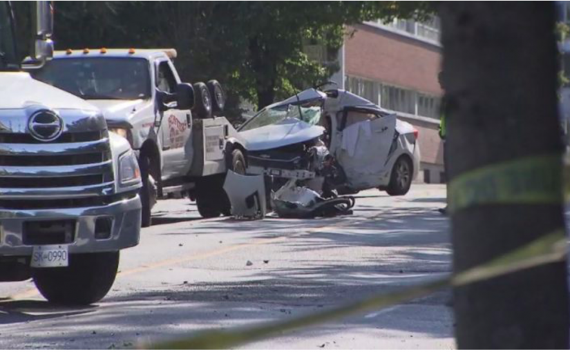 溫哥華17歲豪車司機載3青少年快樂山撞兩車  Uber司機死亡