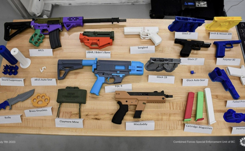 卑詩3D打印槍支問題越發嚴峻