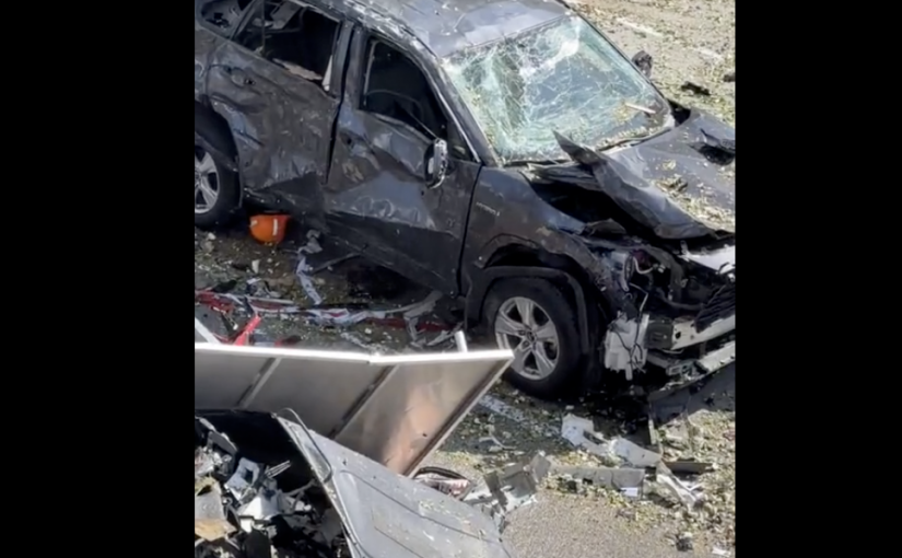 【突發】蘭里購物中心停車場發生爆炸 懷疑與建築工地有關