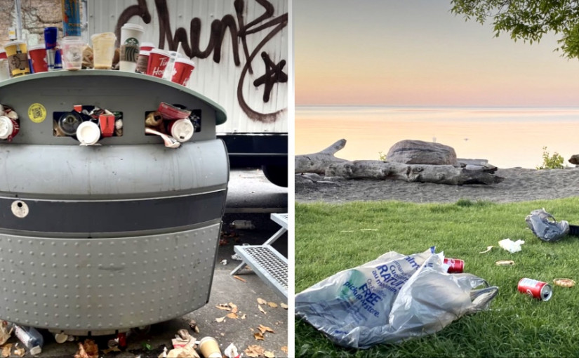 【關公災難】多市公共垃圾桶「常滿」 政府宣傳帖子遭洗版