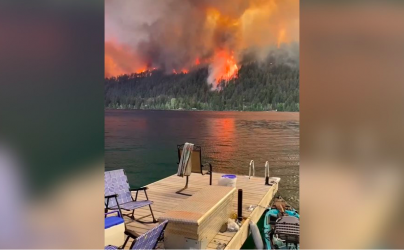 【有片】卑詩一家人眼見房屋焚毀  逃離山火如「開車穿越地獄」
