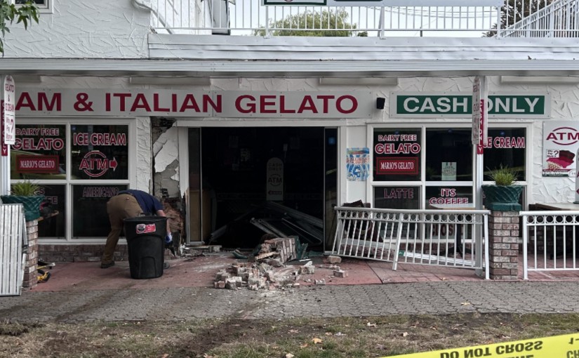 素里連續發生撞店盜竊 新月海滩附近冰淇淋店成最新目標