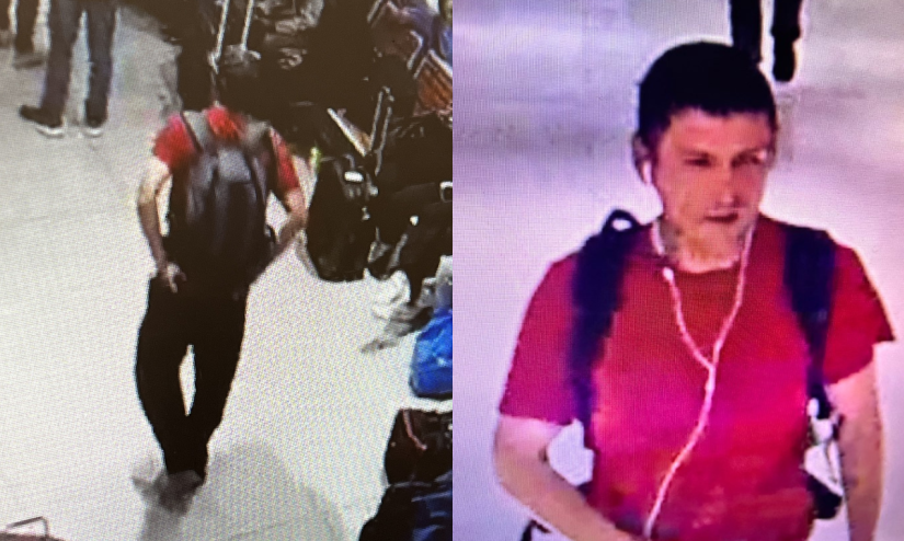 警方籲民助緝多市金融區噴墨怪漢