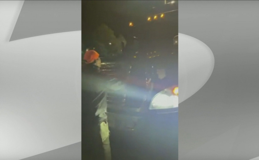 【有片】貨櫃車強行通過Sobeys糾察線 險撞罷工工人 