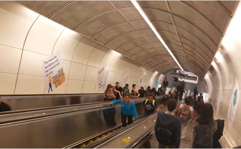 乘客驚魂！溫市中心天車站自動扶梯突停擺並加速  3人傷