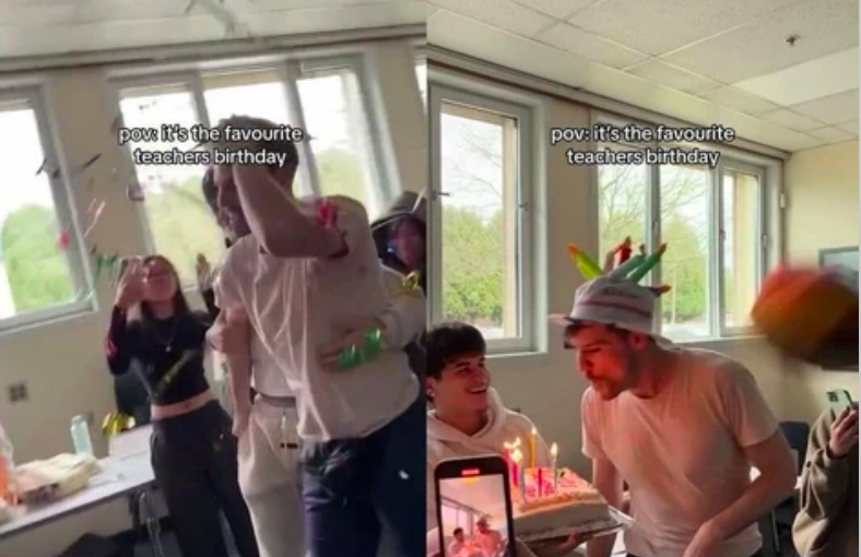 【有片】感動！素里老師衝過去阻止學生「打架」視頻瘋傳  原來是⋯⋯