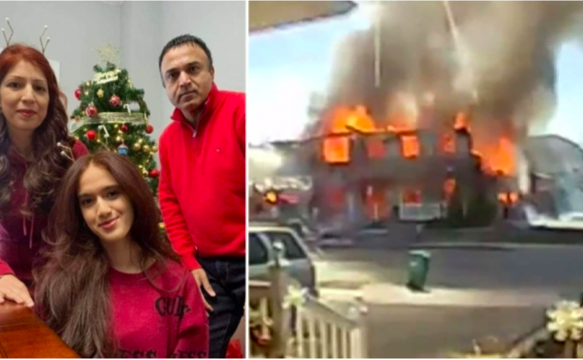 太慘！安省賓頓可疑大火吞噬三口之家  遺骸被找到