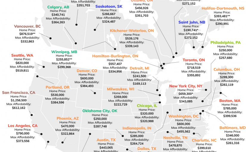 移加買樓易？調查指這5個城市居民置業能力綽綽有餘