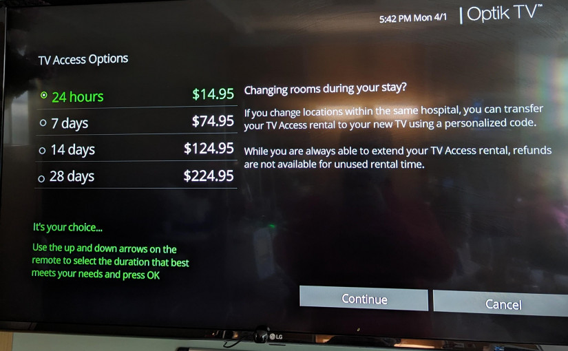 病人看電視醫院承惠每天15元 網民揶揄囚犯待遇比較好