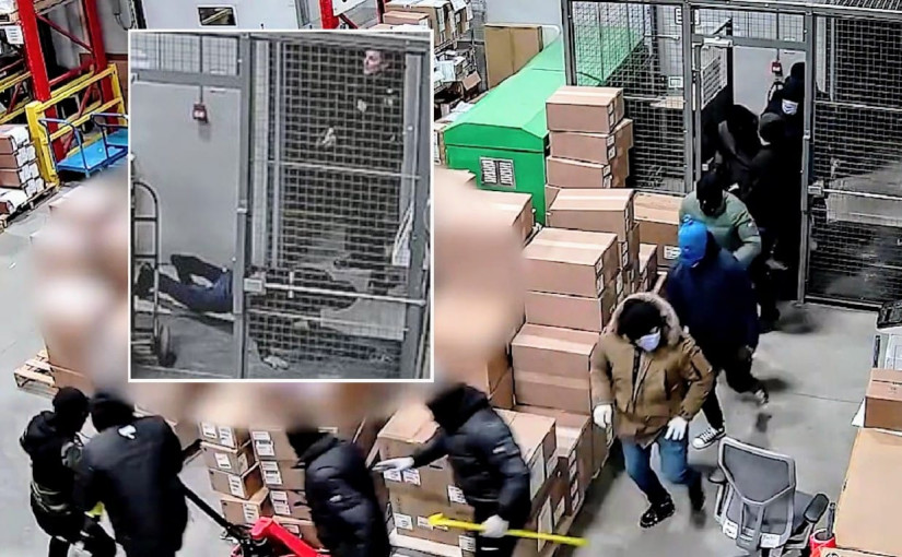 【有片】十多人聯群爆竊倉庫 巡警擎槍喝止當場擒2人