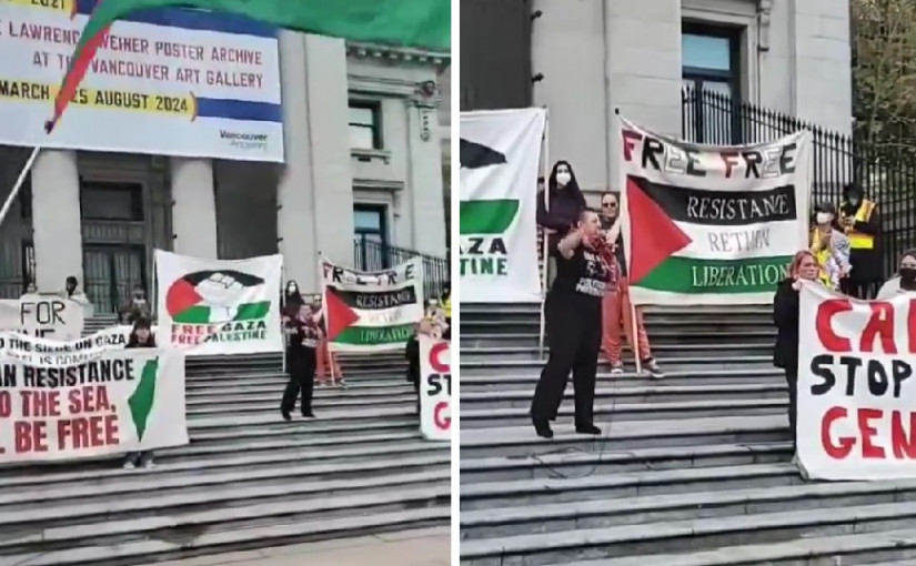 溫哥華女子周六集會發表反猶言論 疑涉仇恨罪行被捕