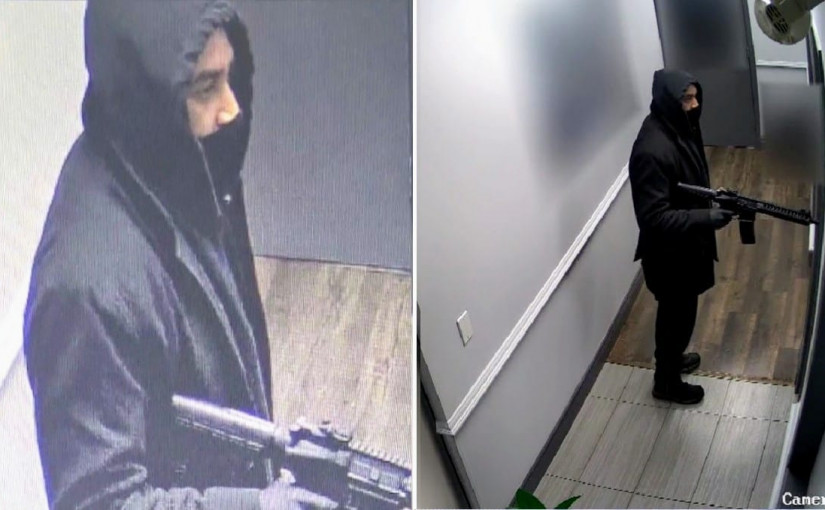 兩幪面漢持衝鋒槍上門 質問店主為何不接電話 劫手機後逃去