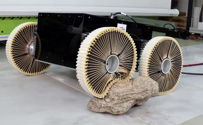 科技/有片|變形輪胎即時調整形狀   輕鬆克服崎嶇不平路