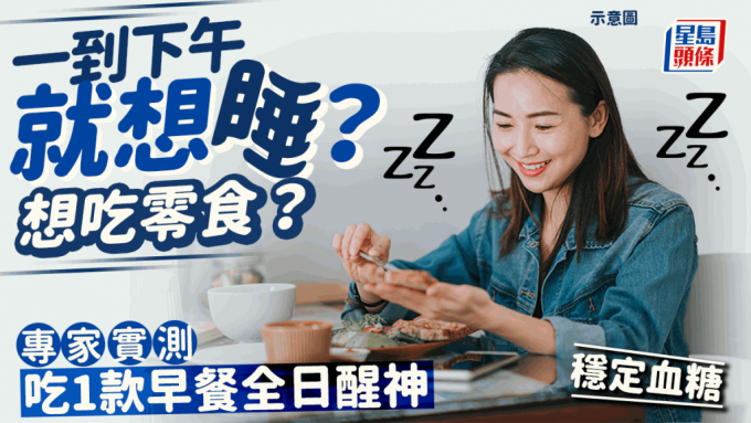 一到下午就想睡/吃零食？專家推介1款早餐 全日提神血糖穩定