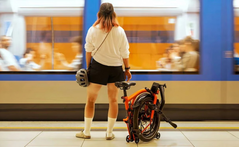 科技/有片| Brompton折疊電動單車續航60公里 四小時充滿電