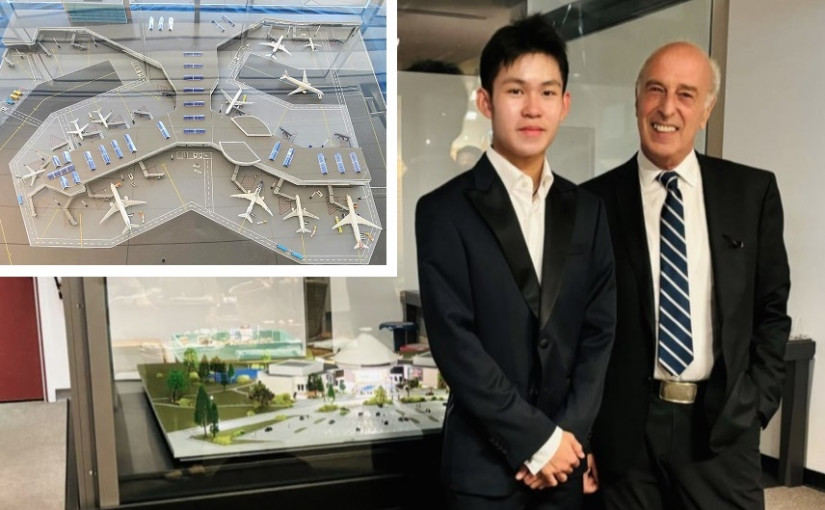 16歲陳同學直接找上CEO 模型作品在機場和博物館展出