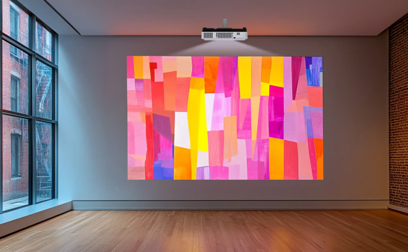 科技| 4吋距離投出85吋畫面  Ricoh鏡頭雷射投影機  明亮房間依然出彩