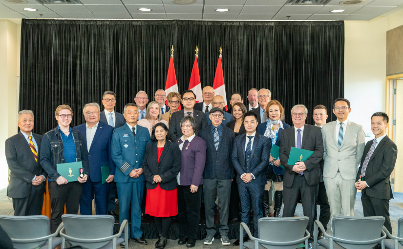 蛇年好彩頭 30名列治文居民獲頒國王獎章