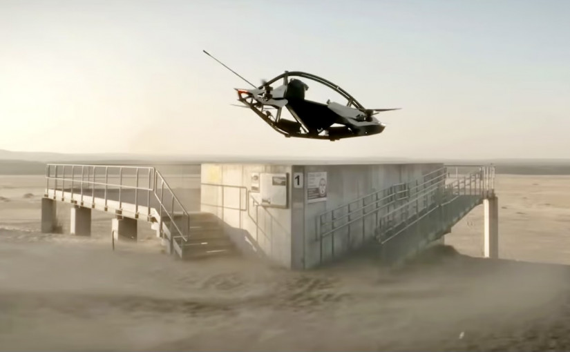 科技/有片| 空中F1 賽車Jetson One 懸停轉彎倒飛靈活穿梭