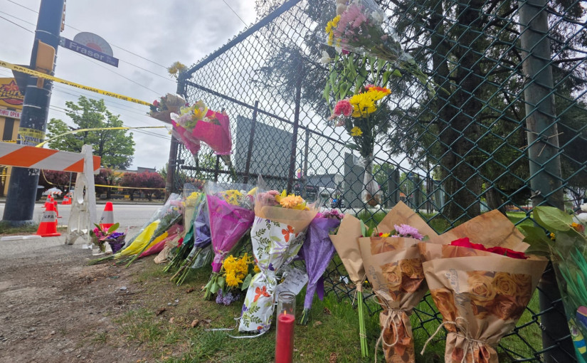 【溫哥華慘劇】民眾獻花致哀並感震驚 現場持續大封路