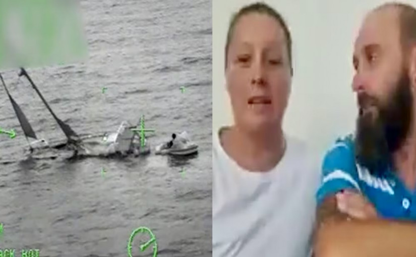 【海上驚魂】多倫多三口家帆船巴哈馬觸礁漂流 8歲女：「我哋係咪要死？」