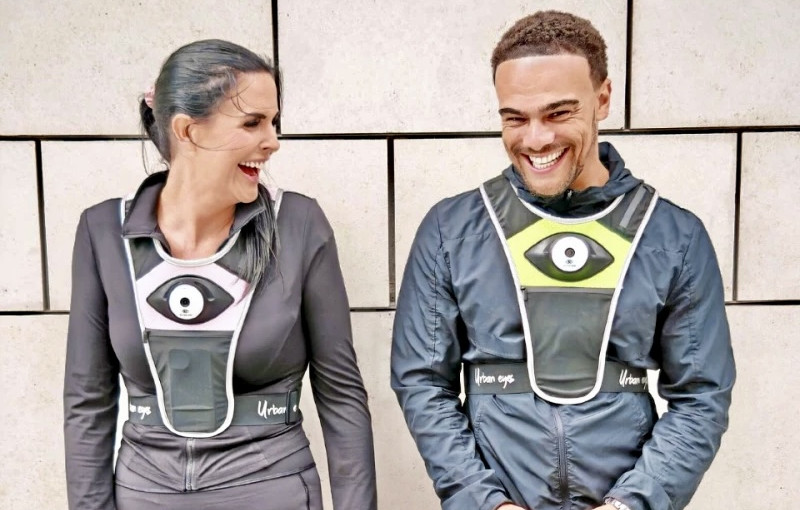 科技/有片| 跑步背心金睛火「眼」  前後鏡頭錄影嚇退壞人