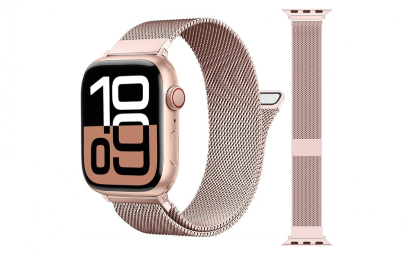 高質感Apple Watch錶帶推薦，只要 $15.19｜ORRLBB 專利米蘭錶帶，男女皆適用✨