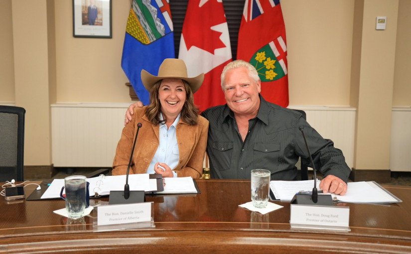 亞省與安省今日簽署備忘錄  加強兩省能源及貿易合作