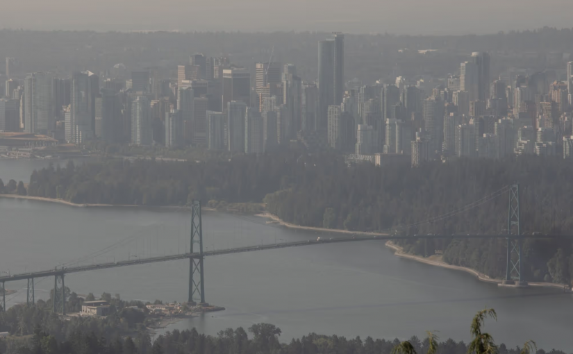 今天大溫哥華空氣品質 竟成為全球最差之冠