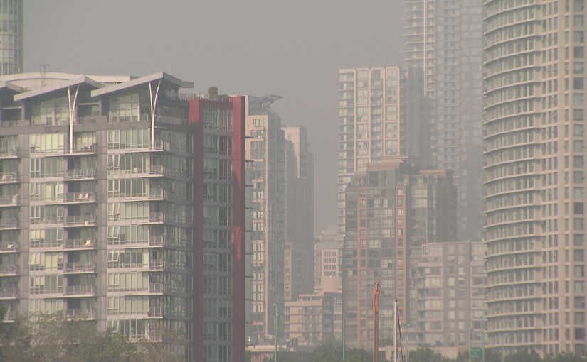 山火導致霧霾  大溫周四空氣品質仍極度糟糕