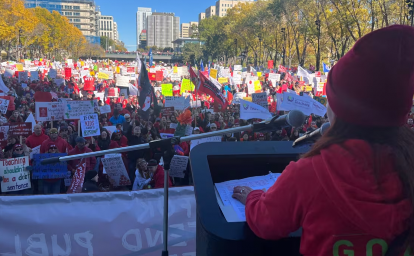 亞省中小學教師大罷工 73萬孩子沒課上