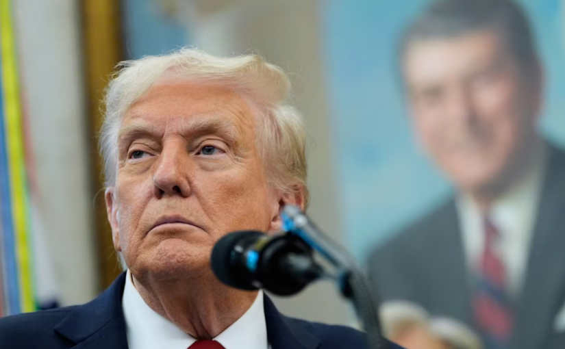 【突發】特朗普宣布中重型卡車進入加拿大 11月1日起徵收關稅25%