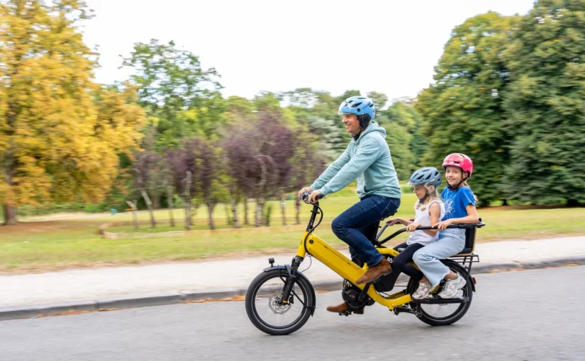 科技|模組化可伸縮電動貨運單車　滿足家庭需要一拖二變一拖三
