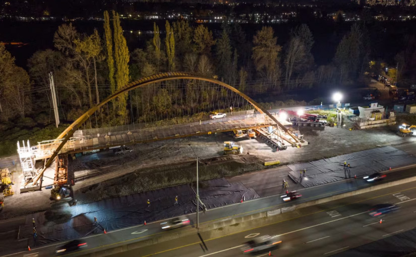 【有片】交通新動態！一號高速公路新立交橋吊起