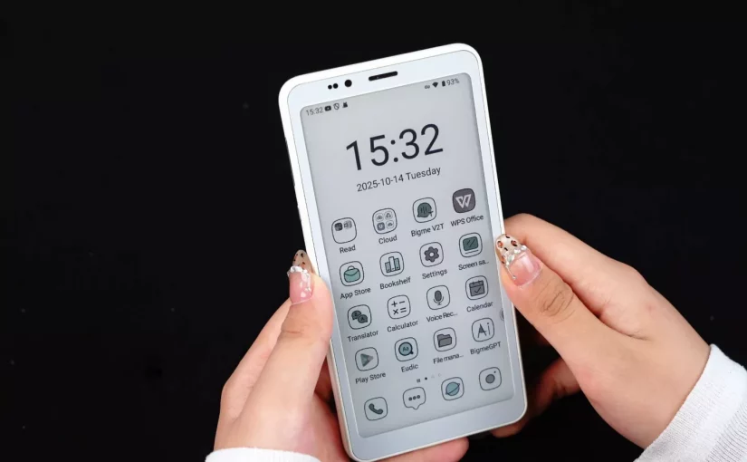 科技| 電子墨水手機護眼紓緩疲勞  Bigme HiBreak S價廉長效