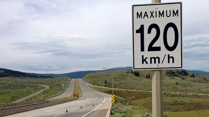 亞省將進行試驗計劃  將某些高速公路路段提高速限至120公里/小時